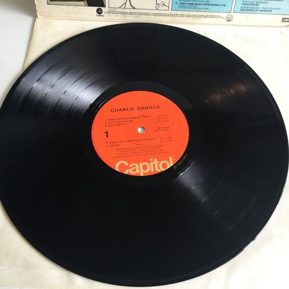 Charlie Daniels Self Titled LP reIssue - Picture 3 of 13